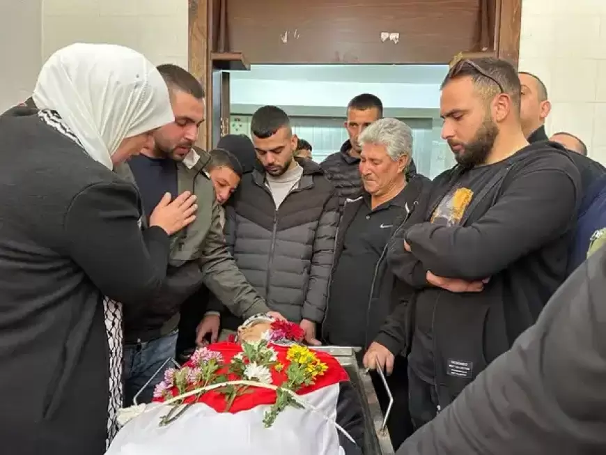 تشييع جثمان الشهيد الفتى محمد الديك في رام الله
