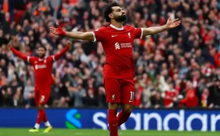 صلاح يصنع التاريخ في فوز ليفربول على برايتون