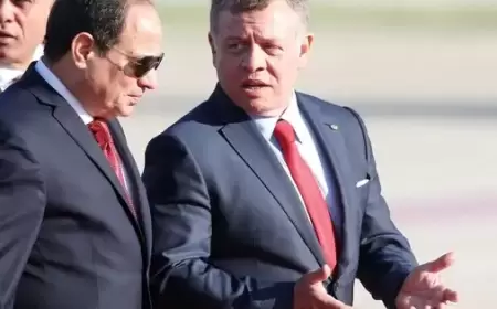 محدث: ملك الأردن ورئيس مصر يؤكدان على ضرورة التوصل لهدنة بغزة