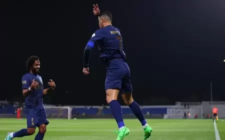 رونالدو يتألق في فوز النصر الكبير على أبها