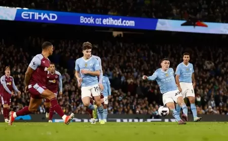 فودين يقود مانشستر سيتي إلى فوز كبير على أستون فيلا