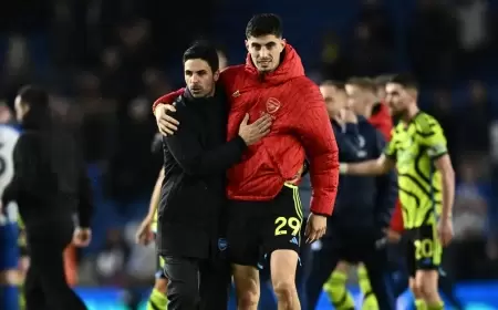 أرتيتا: برايتون لا يخسر على ملعبه منذ أغسطس.. وفعلناها