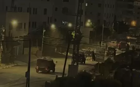 قوات الاحتلال تقتحم مدينة طولكرم