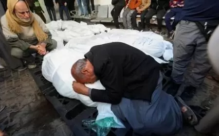 انتشال جثامين 11 شهيدا في خان يونس