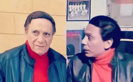 أثار الجدل في عزاء فنانة مصرية.. من هو شبيه عادل إمام؟