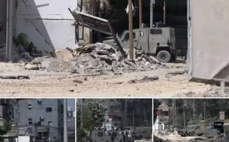 الاحتلال يواصل عدوانه على مخيم نور شمس: شهداء واعتقالات وتدمير كبير في البنية التحتية