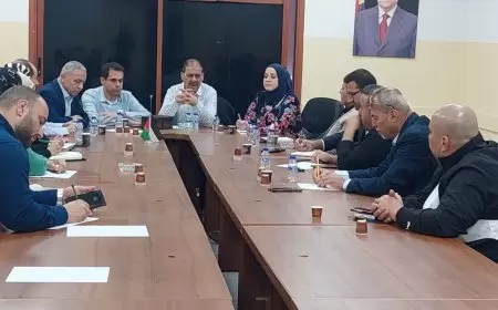 طقاطقة يترأس اجتماعا طارئا للجنة طولكرم الخير لإغاثة أهلنا في مخيم نور شمس