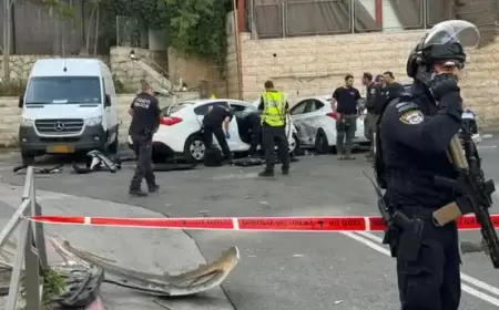 اعتقال المنفذين.. إصابة 3 إسرائيليين في عملية دهس بالقدس المحتلة