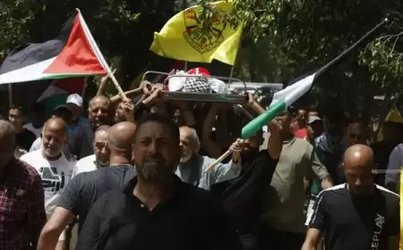 جماهير حاشدة تشيع جثمان الشهيد شادي جلايطة في أريحا