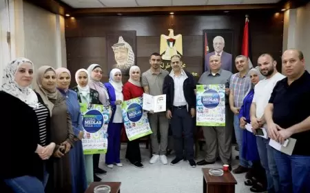 خلال استقبال اللجنة الفرعية لنقابة الطب المخبري  بطولكرم للتوقيع على مذكرة الانطلاق   طقاطقة يعلن اطلاق فعاليات الاسبوع الوطني للطب المخبري بمحافظة طولكرم