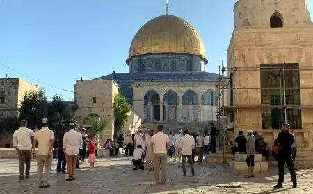 مئات المستعمرين يقتحمون المسجد الأقصى