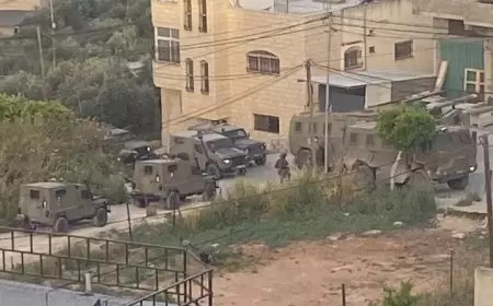 قوات الاحتلال تعتقل ستة مواطنين خلال اقتحام مدينة طولكرم