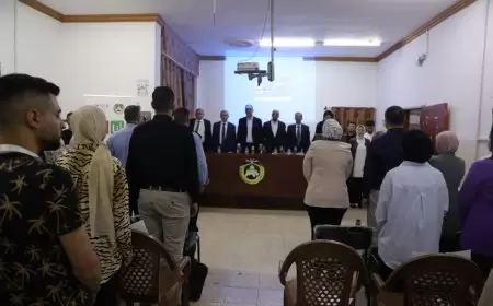 اختتام فعاليات أنا أشارك في فوجه الأول وتقديم محاكاة لانتخابات البلدية في جامعة القدس المفتوحة .