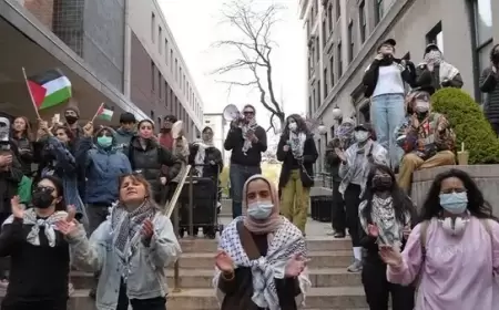 جامعة كولومبيا تبدأ بفصل الطلاب الذين لا يلتزمون بفض الاحتجاجات