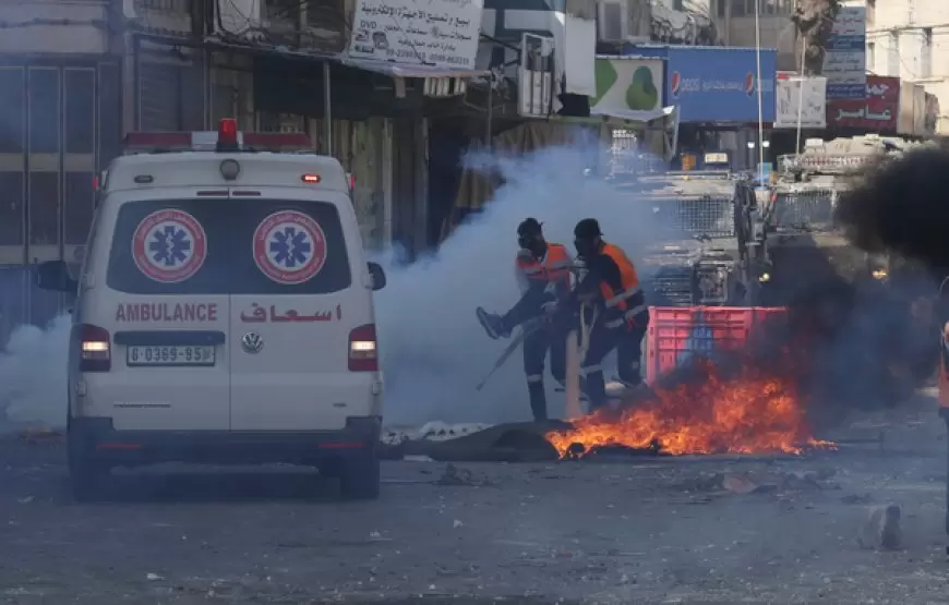 إصابة برصاص الاحتلال خلال مواجهات جنوب رام الله