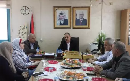 محافظ طولكرم مصطفى طقاطقة يزور مستشفى  ثابت ثابت  الحكومي ويطلع على إحتياجاته