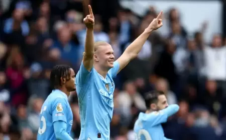 "رباعية" هالاند في وولفرهامبتون تقلق أرسنال