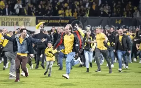 مذيع داخلي يعلن تأهل فريق إلى الدرجة الأولى بـ"الخطأ"