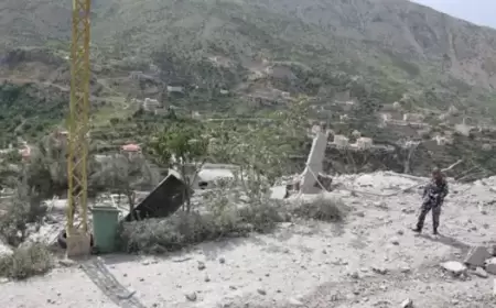 إصابات بغارة إسرائيلية على بلدة ميس الجبل جنوبي لبنان