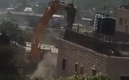 سلطات الاحتلال تهدم منزلاً في أم الفحم