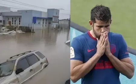 فيضانات البرازيل.. دييغو كوستا ينقذ العشرات ويحول منزله إلى مأوى