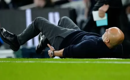 غوارديولا بعد "سقوطه أرضاً": شعرت بـ"الراحة"