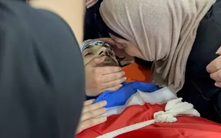 تشييع جثامين الشهداء الثلاثة في طولكرم