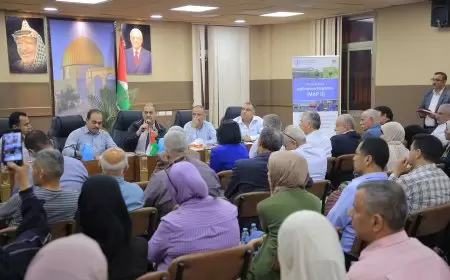 تنظيم ورشة للتعريف بمشروع منح دعم الإستثمارات الزراعية ضمن برنامج الأعمال الزراعية التجارية متعدد المانحين ماب 2