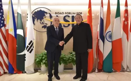 منصور يطلع نائب وزير الخارجية الصيني على آخر المستجدات السياسية الفلسطينية