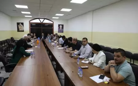 بمشاركة رئيس الغرفة التجارية ورئيس بلدية طولكرم طقاطقة يطلع الممثل الخاص لبرنامج الامم المتحدة الإنمائي UNDP على أوضاع محافظة طولكرم وإنتهاكات الإحتلال والإحتياجات