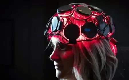 ضوء على الرأس والبطن.. علاج غريب للتخلص من التوتر