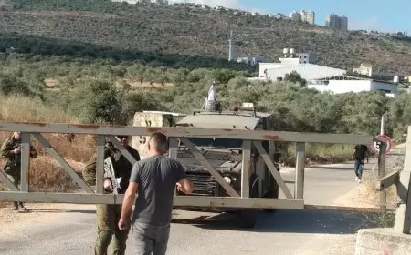 سلفيت: الاحتلال يغلق مداخل مرده وبروقين