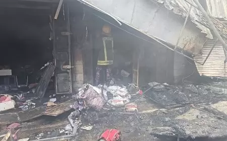 الاحتلال يتسبب في حريق هائل في حسبة ومجمع البيرة التجاري