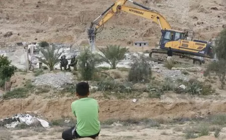 الاحتلال يردم بئرا ارتوازيا شمال غرب أريحا