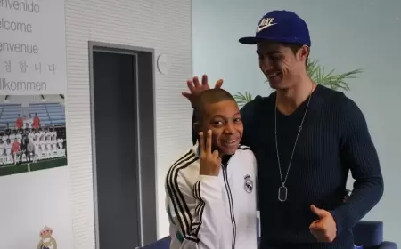 رسالة مبابي الأولى بعد الانضمام لريال مدريد.. صورة رونالدو