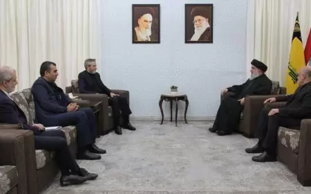 نصرالله وباقري يتبادلان التعازي ويبحثان ‏تطورات الأحداث على جبهتي غزة ولبنان