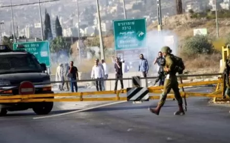 مستوطنون يهاجمون مركبات المواطنين قرب مدخل البيرة الشمالي