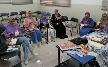 ورشة تدريبية بعنوان " الأعمال و الأشغال اليدوية"