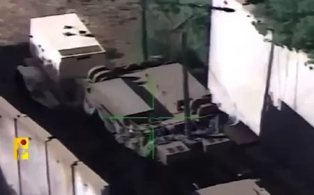 "حزب الله" ينشر مشاهد من عملية استهداف دقيقة لآلية عسكرية إسرائيلية