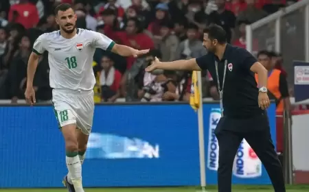 العراق يهزم إندونيسيا ويضمن صدارة مجموعته