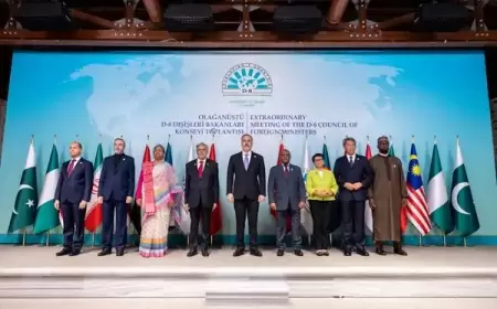 مجموعة الدول الثماني الإسلامية تدعو إلى وقف "فوري ودائم" للنار بغزة