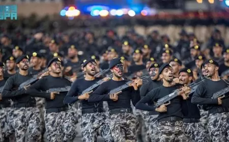 ظهور لافت للمجندات السعوديات خلال استعراض قوات أمن الحج لهذا العام