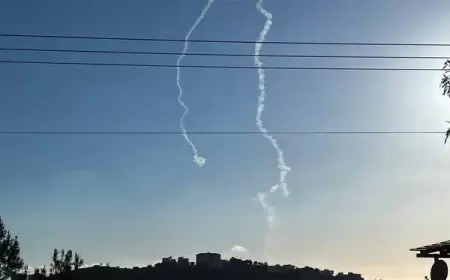 إطلاق 160 صاروخا من لبنان على إسرائيل خلال دقائق