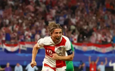 مودريتش أكبر لاعب يسجل في تاريخ كأس أوروبا