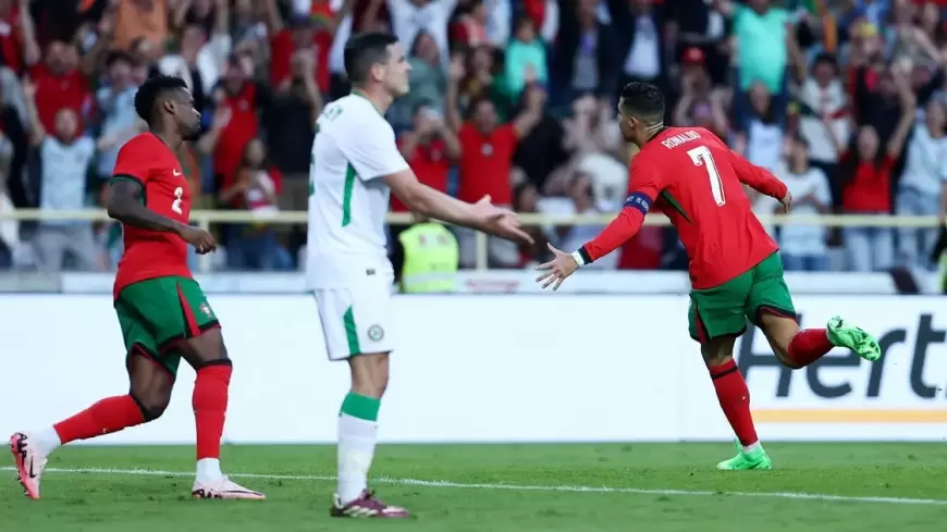 رونالدو يعزز رقمه القياسي في فوز البرتغال على إيرلندا