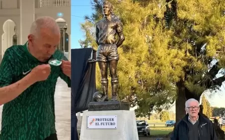 نصب تذكاري لمدرب السعودية في الأرجنتين