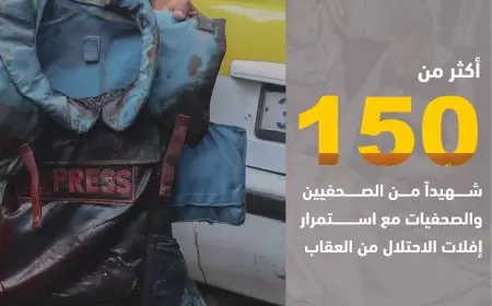 في اليوم العالمي لحماية المبلّغين عن الفساد  أكثر من 150 شهيداً من الصحفيين والصحفيات مع استمرار إفلات الاحتلال من العقاب