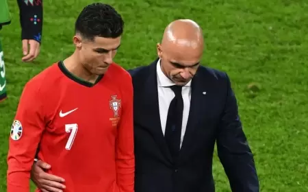 رونالدو يستقبل "اليورو" ويودعها بالدموع