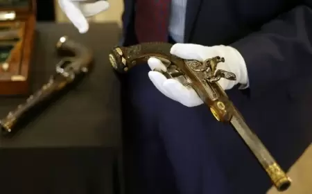 كاد ينتحر بهما.. بيع مسدسين لنابليون بونابرت في مزاد بمبلغ 1.84 مليون دولار