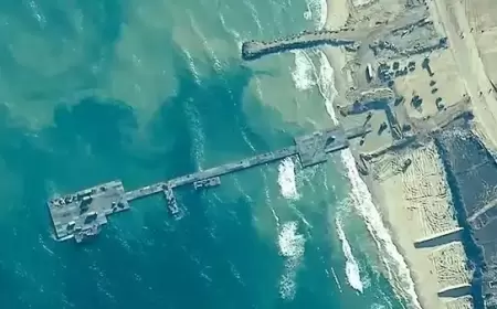 البنتاغون: الرصيف العائم ما زال بميناء أسدود الإسرائيلي